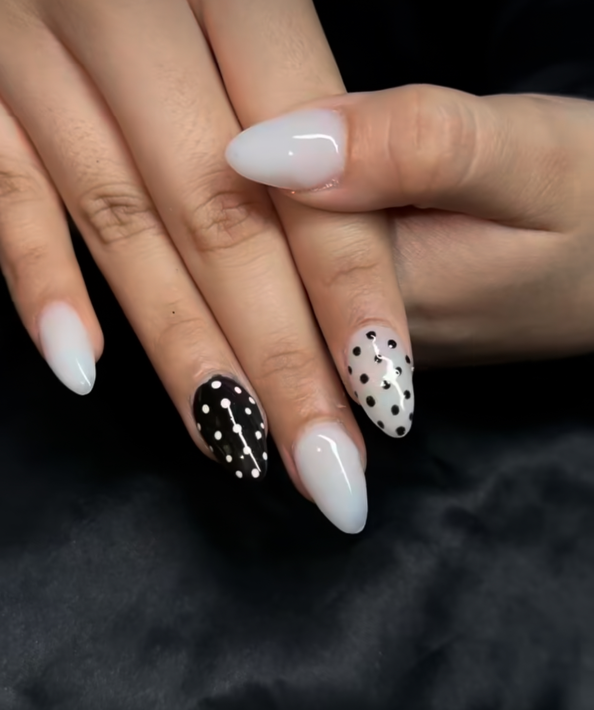 Custom nail art by Jennifer Lopez at Salon Laveau