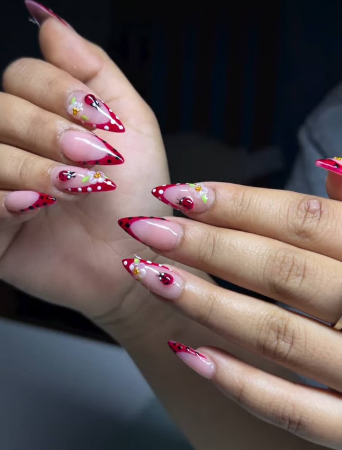 Custom nail art by Jennifer Lopez at Salon Laveau