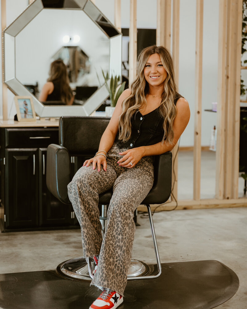 Kenlee Arrington, owner and stylist at Salon Laveau