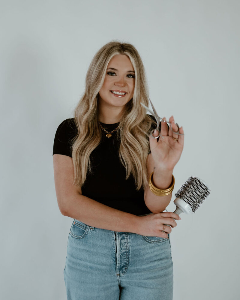 Mallari Flemens, stylist and certified extensions artist at Salon Laveau